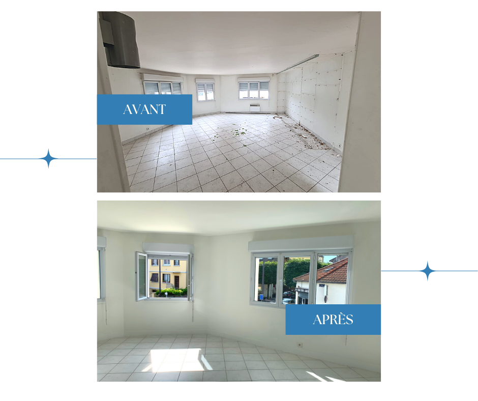 Avant après VITRY 2 Avant après VITRY 2
